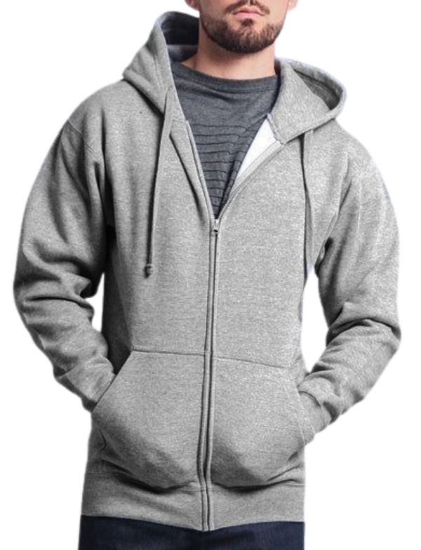 Accmetees Mens Hooded Sweatshirt with Zip, Full Sleeve, Zipper Hoodie with Kangaroo Pocket, - Image 4